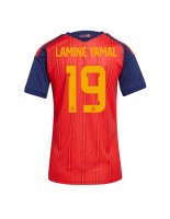 Španělsko Lamine Yamal #19 Domácí Dres pro Dámské MS 2026 Krátký Rukáv